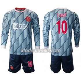 AFC Ajax Dusan Tadic 10 Barn Bortedraktsett 2020-2021 Langermet (+ Korte bukser)